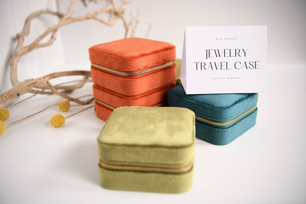 Velvet Jewelry Travel Case