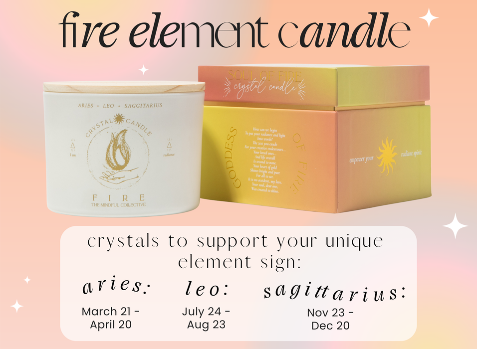 Fire Elements Candle - The Mindful Collection