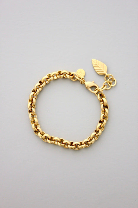 Deana Gold Chain Link Bracelet