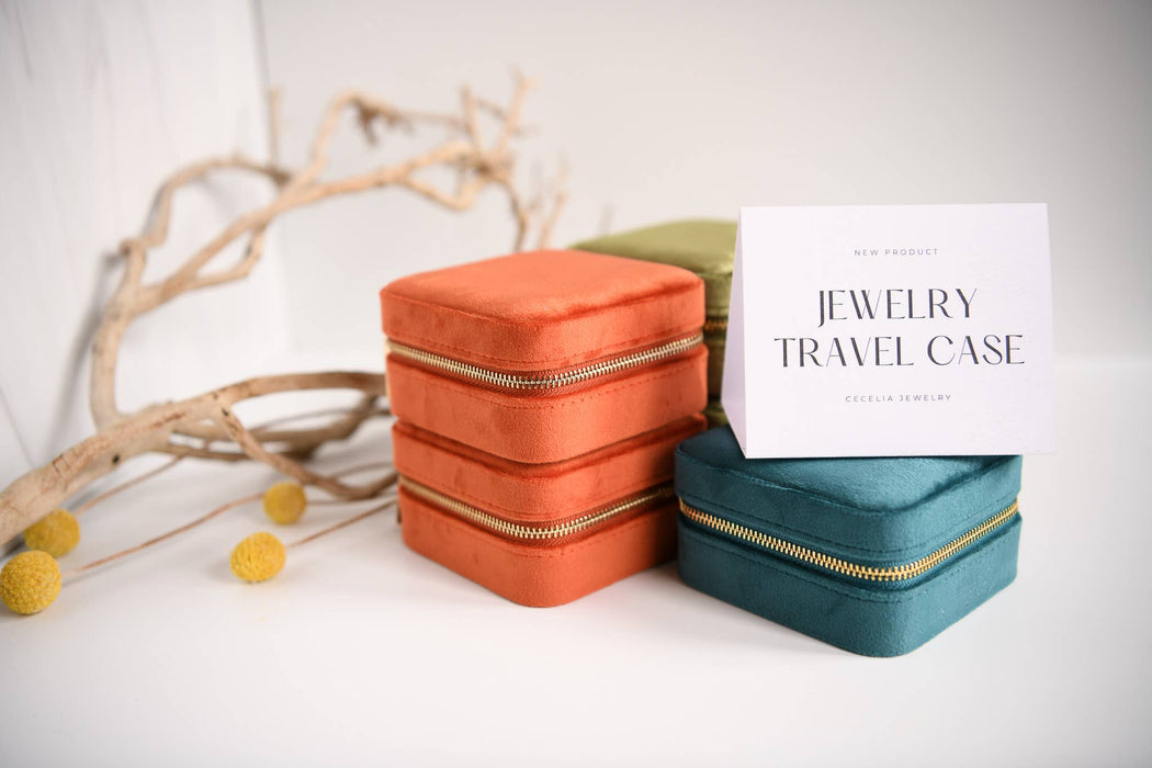 Velvet Jewelry Travel Case