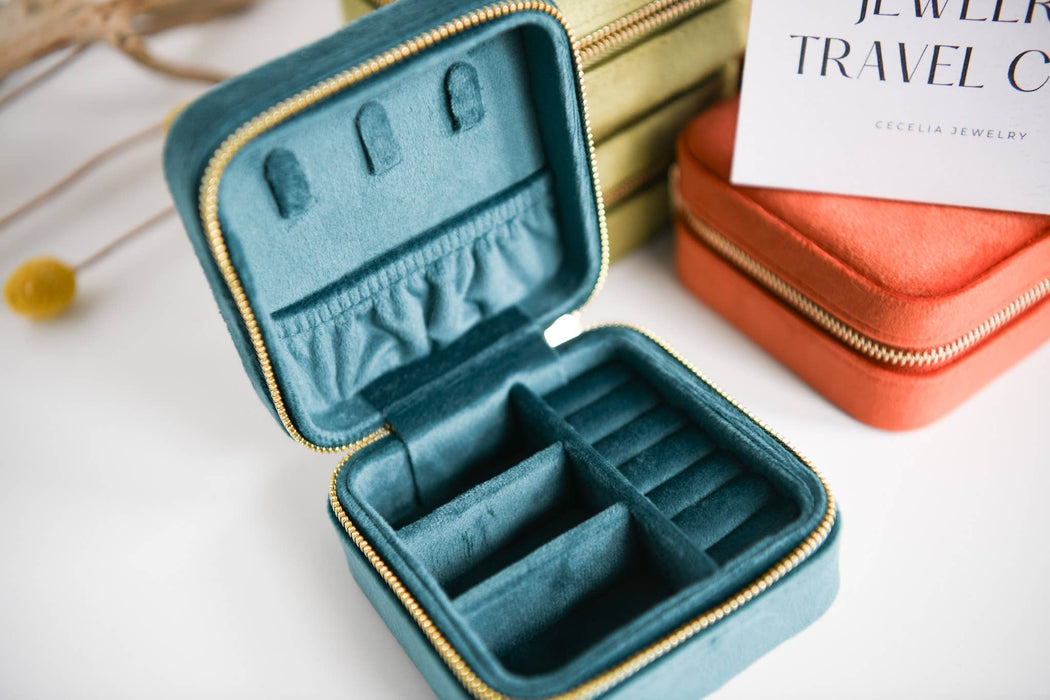 Velvet Jewelry Travel Case