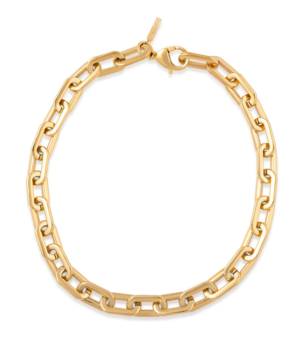 18k Gold Plated Chunky Link Necklace