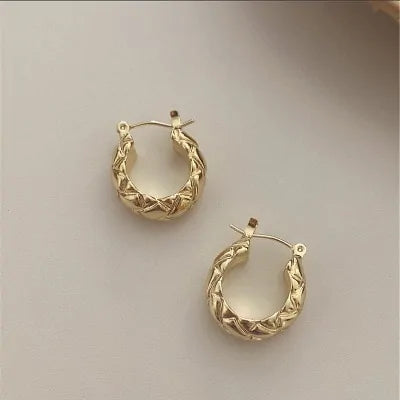 Gold & Silver Geometric Earrings