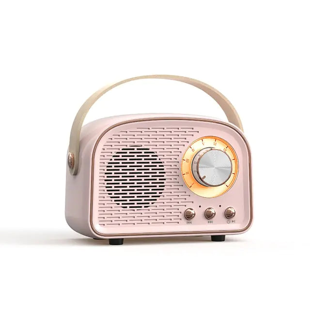 Retro Mini Bluetooth Speaker - Comes in 4 colors