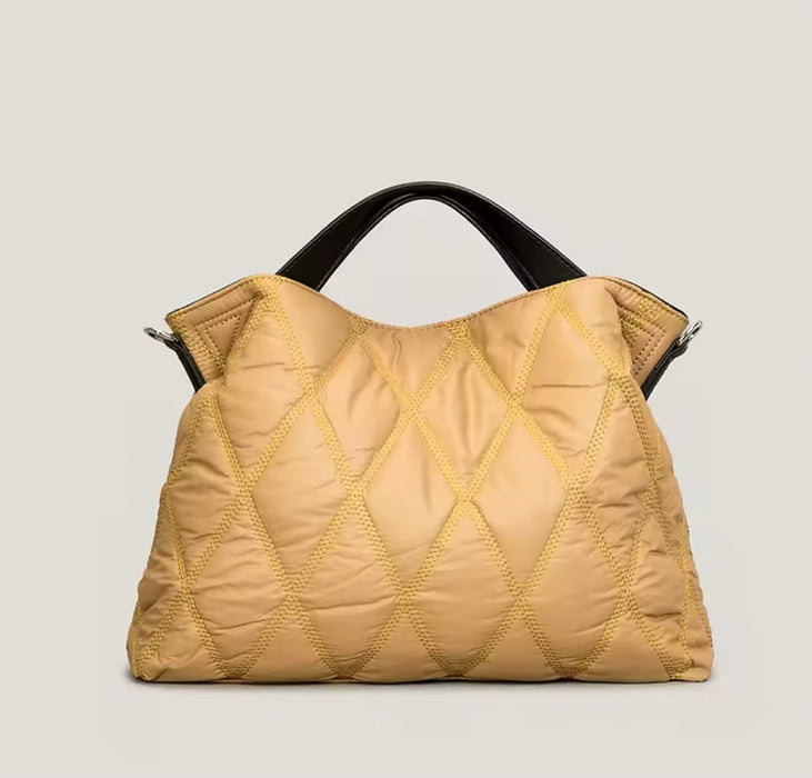 Puffer Down Nylon Tote Bag