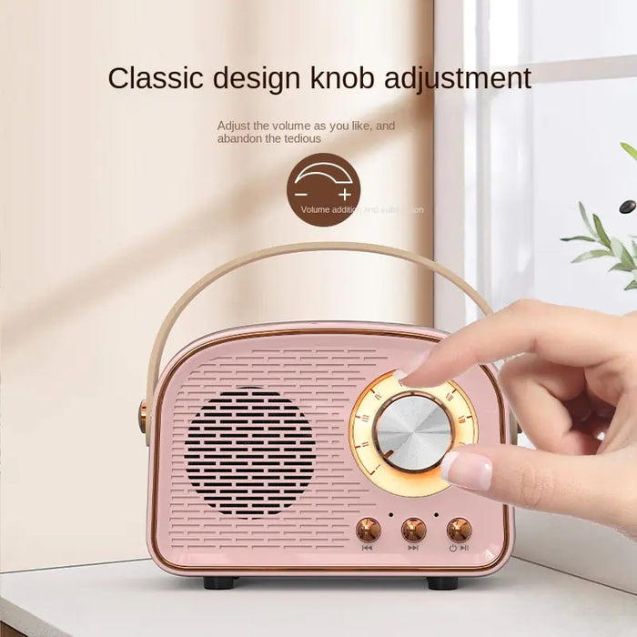 Retro Mini Bluetooth Speaker - Comes in 4 colors