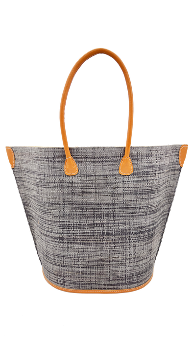 Sunburst Straw Tote Bag