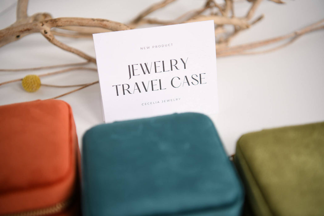 Velvet Jewelry Travel Case