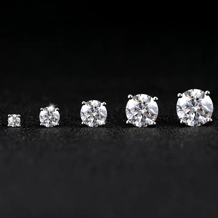 Moissanite Stud Earrings