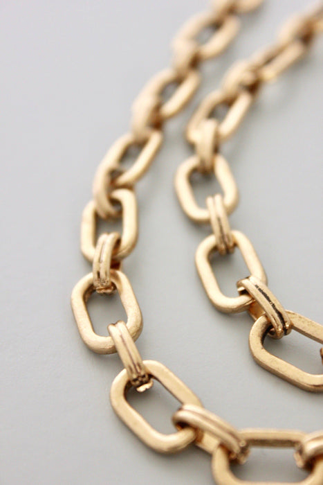 Gold Chain Bracelet with Extender