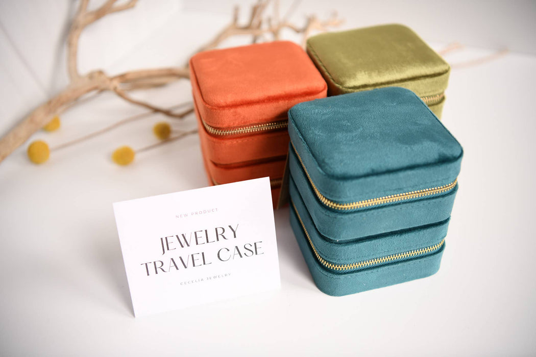 Velvet Jewelry Travel Case