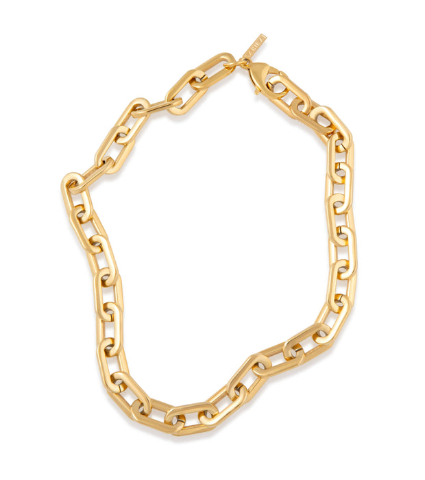 18k Gold Plated Chunky Link Necklace