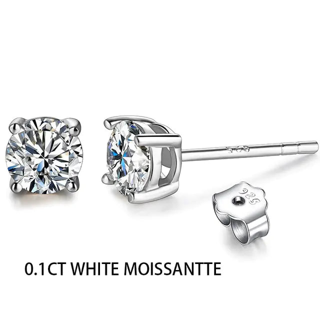 Moissanite Stud Earrings